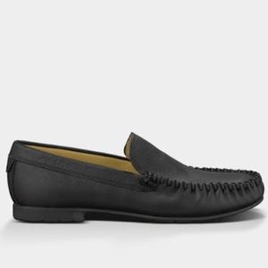 UGG Jennings Leather Slip on Loafers Brown